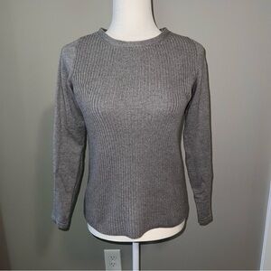 Banana Republic Grey Heather Knit Top